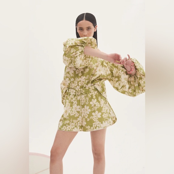 NWT Alemais Leisa Off-Shoulder Floral Cotton Blouse 8 - Picture 13 of 13